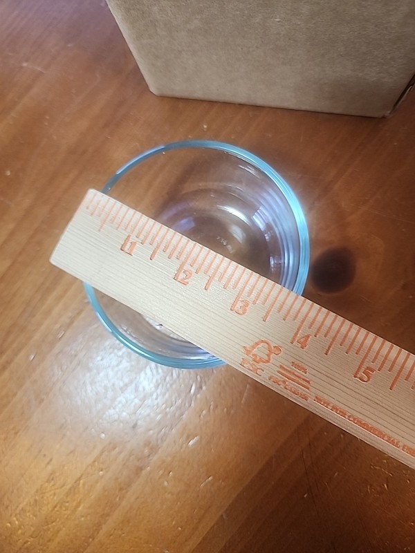 Pyrex 7202A 1 Cup 236 mL Clear Round Glass Food Storage Bowl No Lid Made in USA gallery