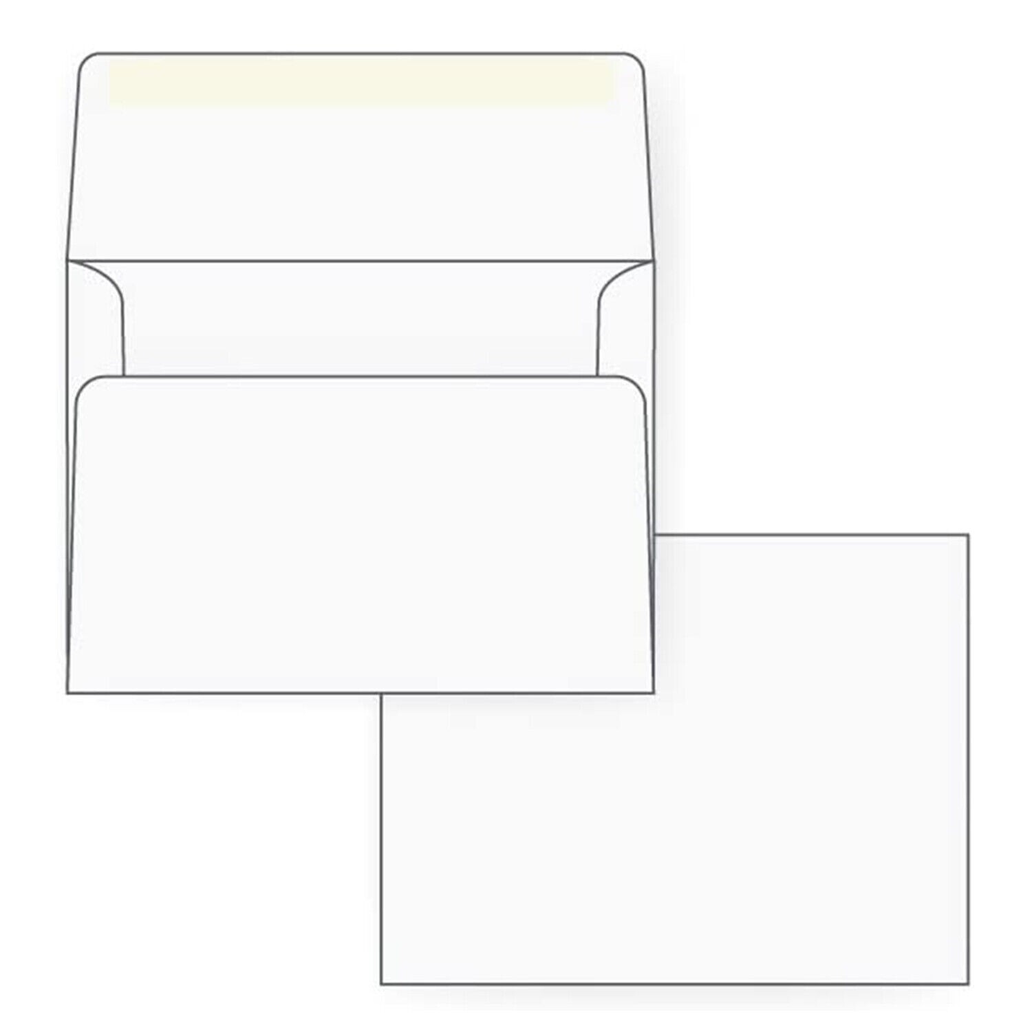 A2 Invitation Envelope - White (4 3/8 x 5 3/4) 24lb (90gsm) - 1000 per Pack gallery