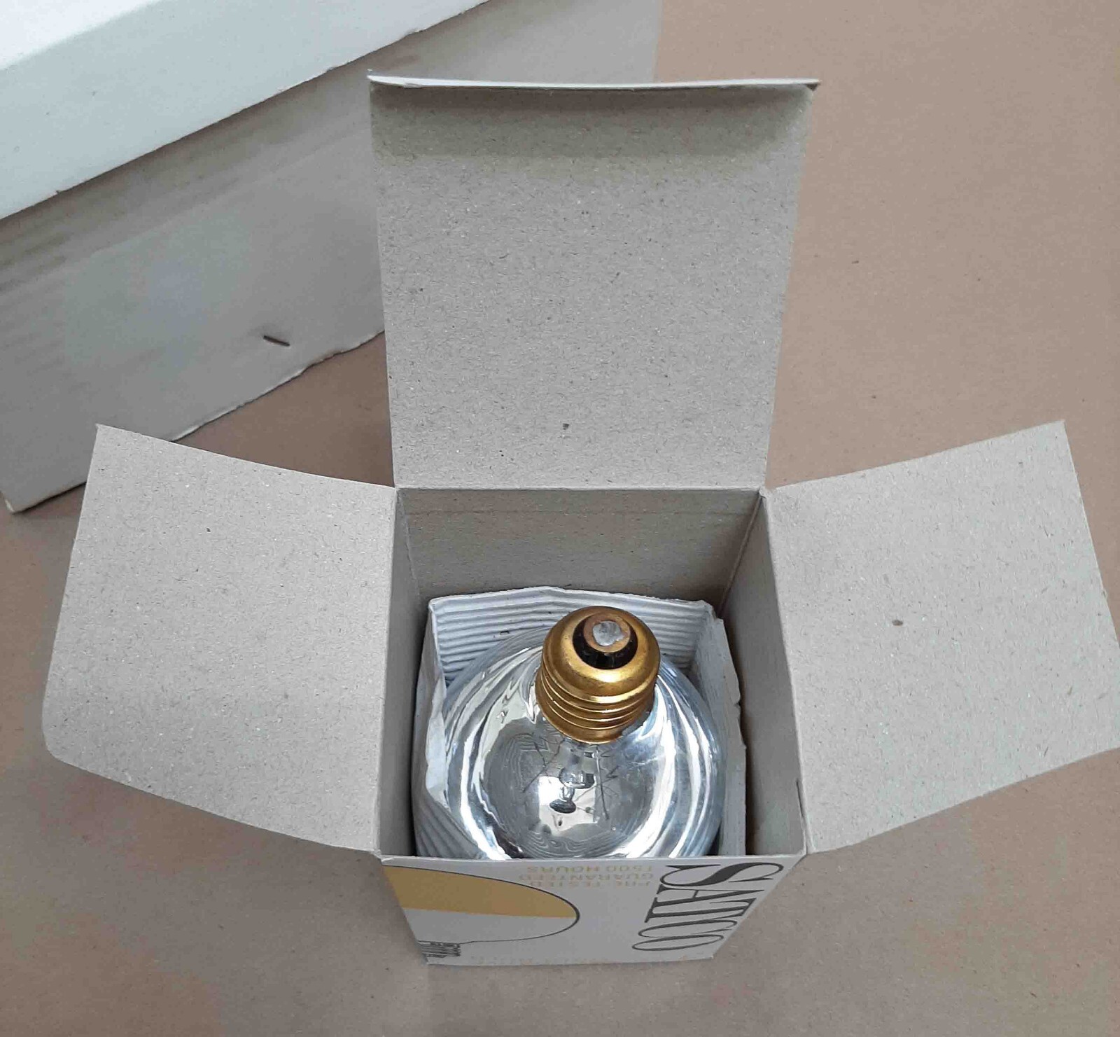 6 Pack SATCO Globe Silver Half Mirror Bowl Bulb. 25W, 120V, Medium base. G-25. gallery