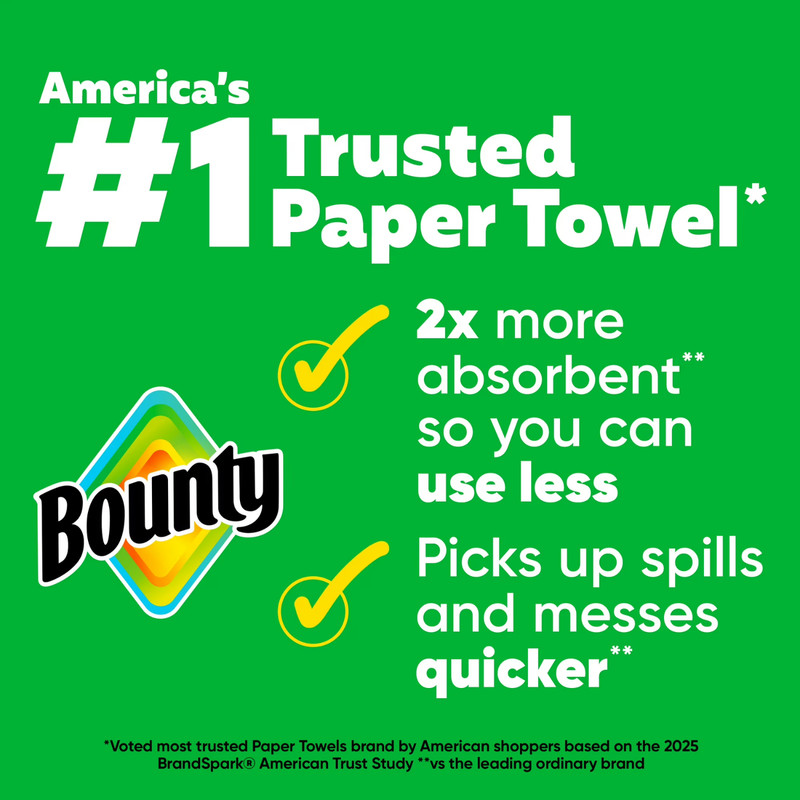 Bounty Paper Towels Select-A-Size White, 10 Triple Rolls, 123 Sheets Per Roll gallery