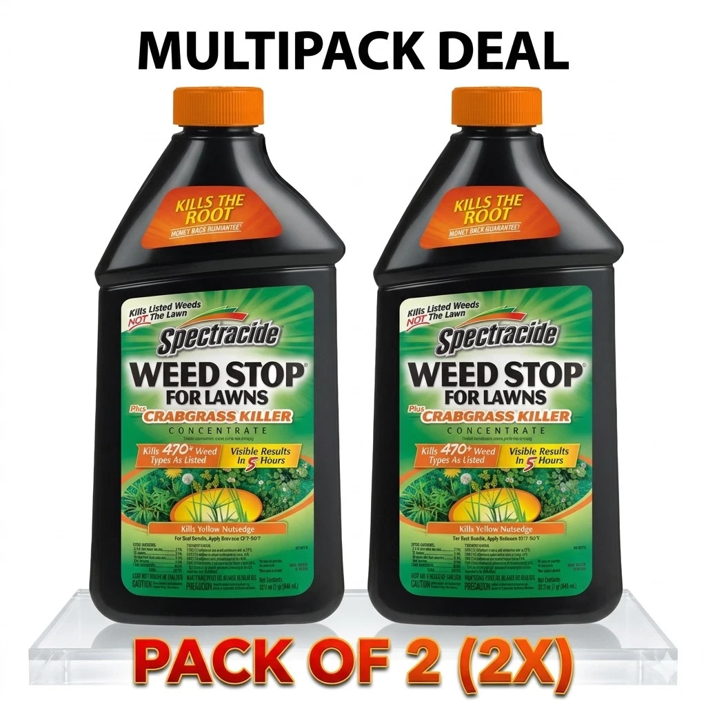 Spectracide Weed for Lawns Plus Crabgrass Killer Concentrate 32 Ounces Pack of 2 gallery