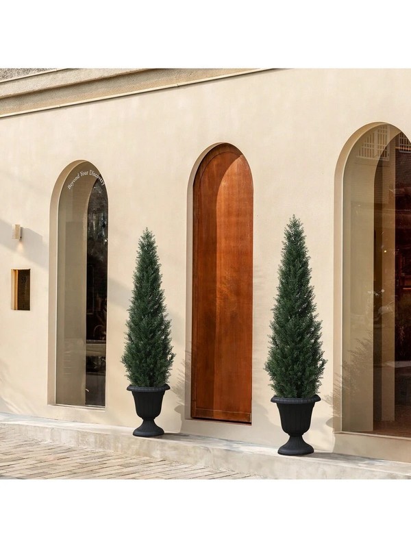3/4/5FT Artificial Cedar Trees 36"/48"/60" Fake Christmas Plants gallery