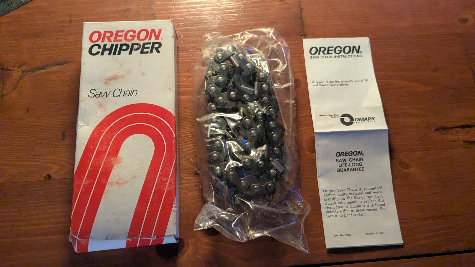 NOS Oregon Chipper 10AC-58E - 1/2 in Pitch 0.063 Gauge 58DL Chainsaw Chain gallery