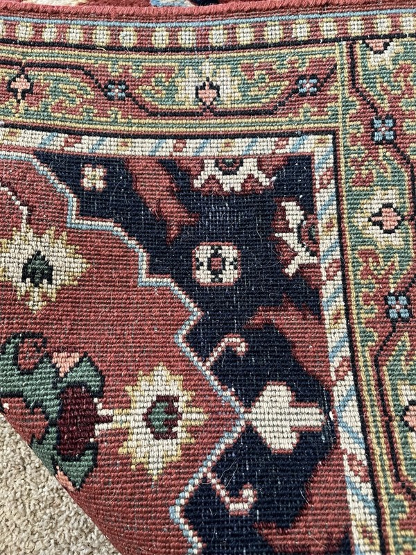 Geometric Tribal Style Hand-Knotted Accent Rug 2x3 ft gallery