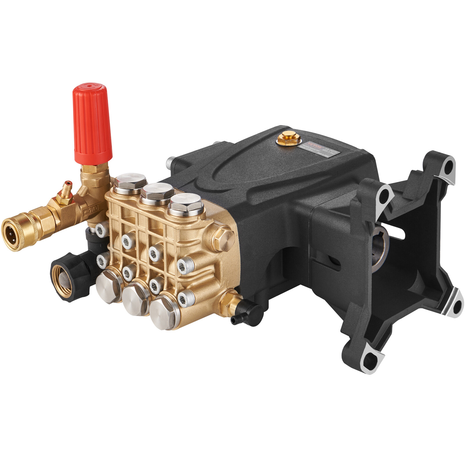 VEVOR Pressure Washer Pump Power Washer Pump 1" Shaft Horizontal 4400 PSI 4 GPM gallery