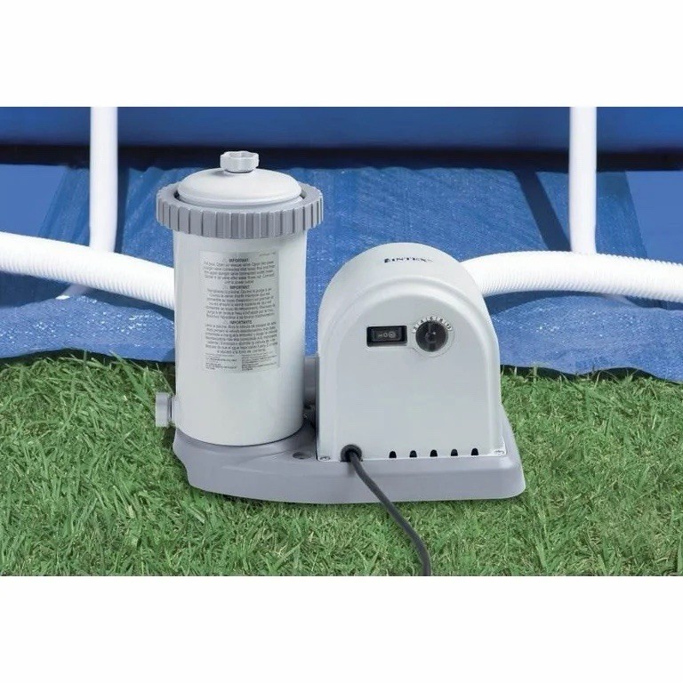 INTEX 1500 GPH Easy Set Swimming Pool Filter Pump with Timer | 56635E gallery