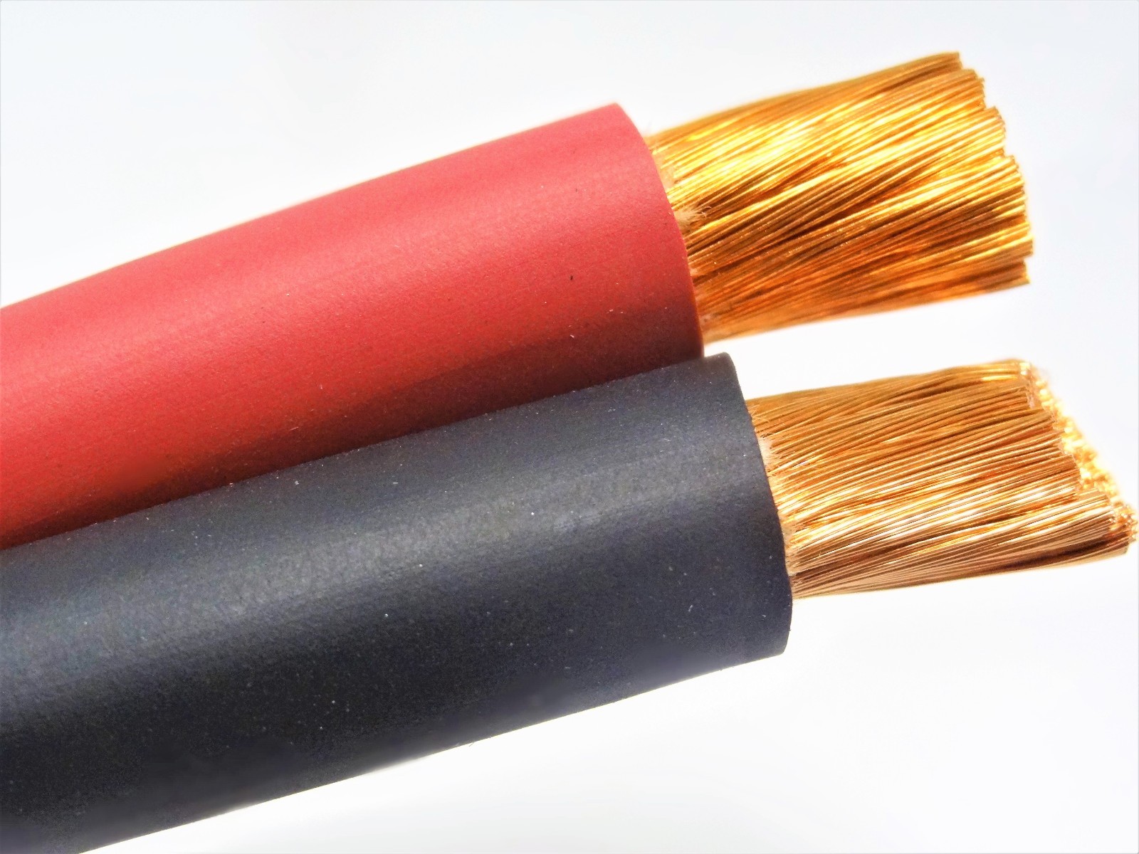 Red Black 2/0 GAUGE COPPER WELDING CABLE LEAD BATTERY CAR SAE J1127 USA gallery