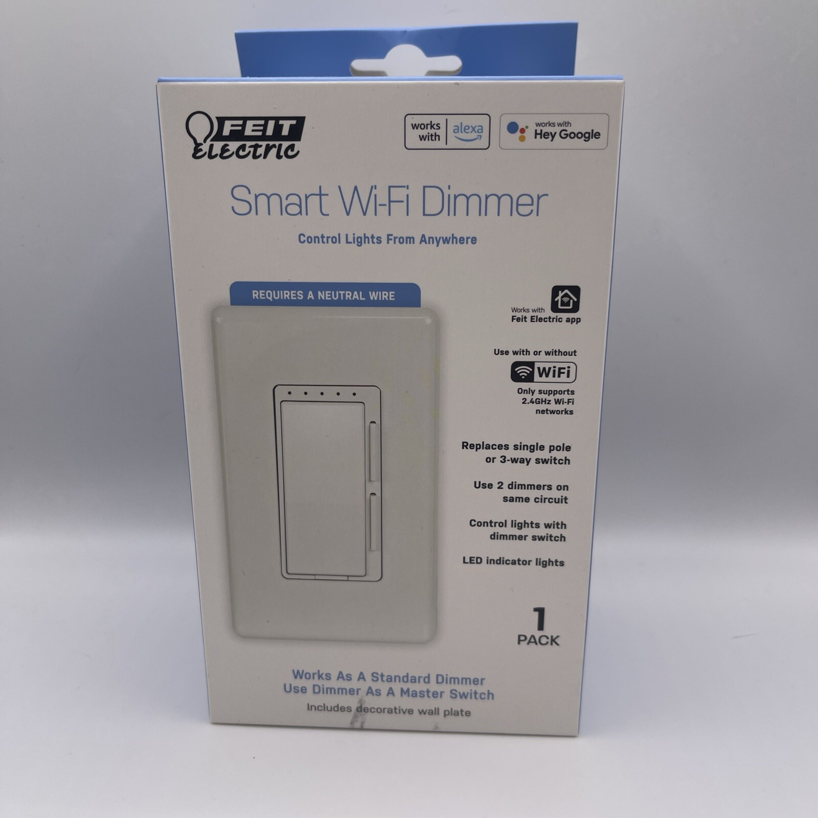 Feit Electric Smart Dimmer Switch Alexa Google Assistant Feit App 1 or 3 Way gallery
