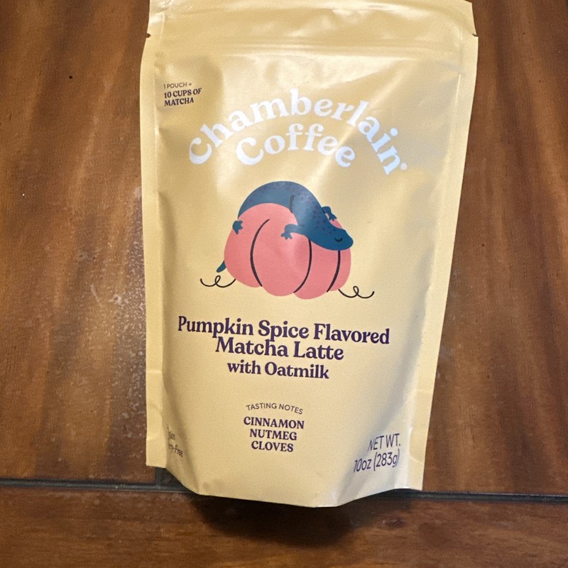 Chamberlain Coffee Pumpkin Flavored Matcha Latte with Oatmilk- 10oz gallery