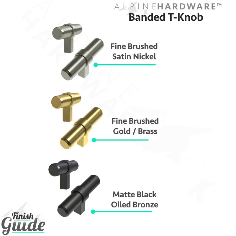 Kitchen Cabinet Bar Handle Pulls (T-Bars and T-Knobs) gallery