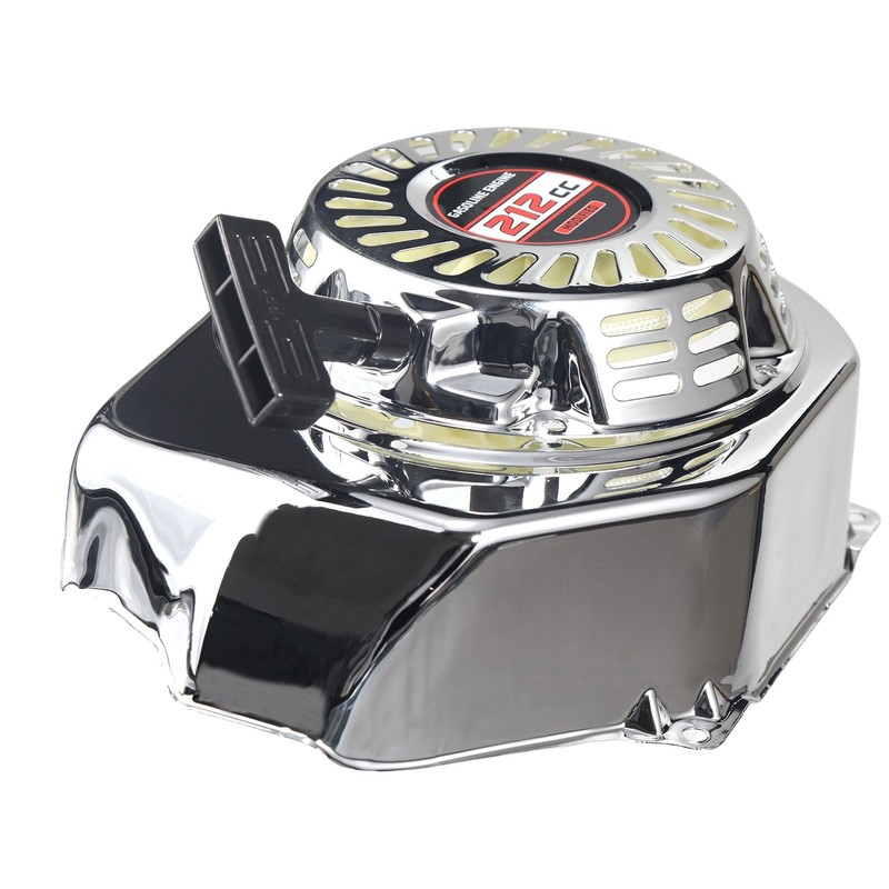Silver Pull Start Recoil Starter w/Cover For Predator 212 Honda GX160 GX200 gallery