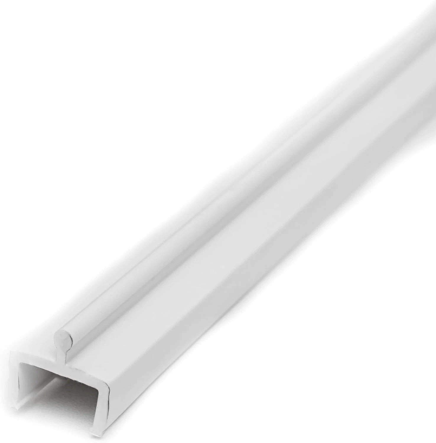White Vinyl Sliding Screen Door Track Replacement Bottom Track (Size Options) gallery
