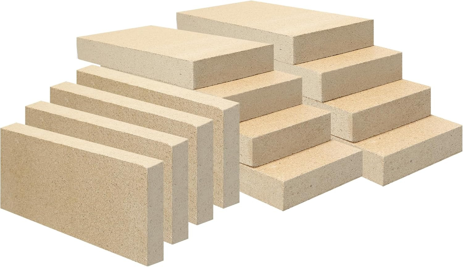 12PCS Woodstove Firebricks, Fire Bricks, Size 9" X 4-1/2" X 1-1/4", Fire Bricks gallery