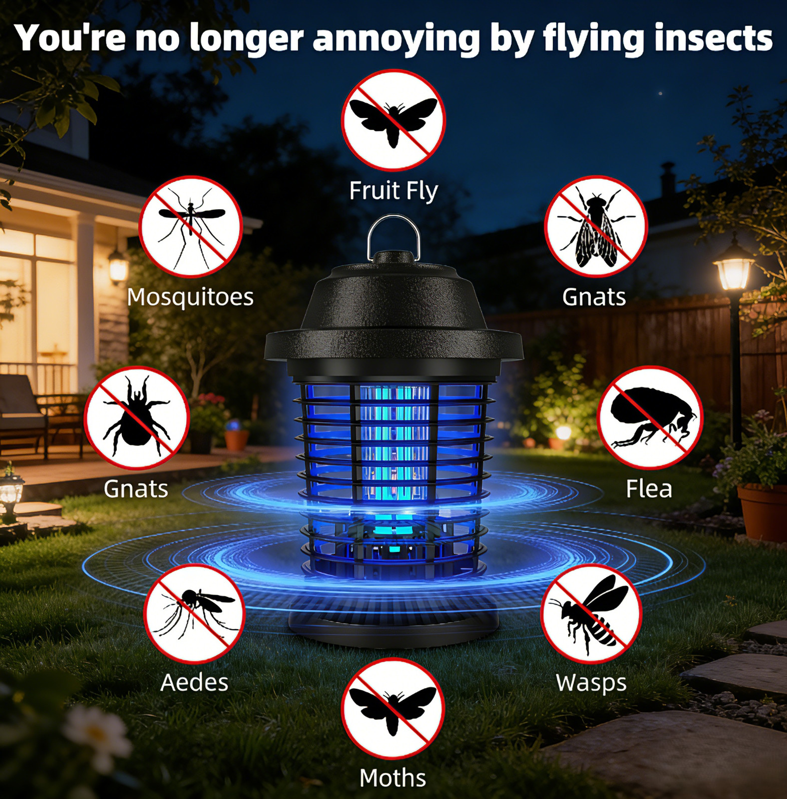 Electronic Bug Zapper Mosquito Killer Fly Trap Lamp,Electronic Fly Insect Trap gallery