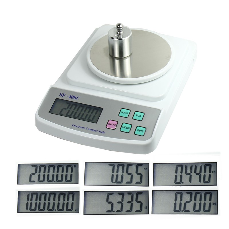 Digital Scale 500g x 0.01g for Precision Weighing & Counting - USB Wall Adapter gallery