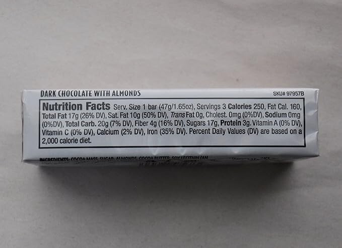 9 Bars Trader Joe's Assorted Dark Chocolate Candy Bars 1.65 oz Variety( 3 packs) gallery