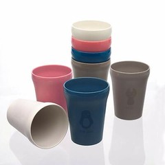 Reusable Plastic Cups 11oz Unbreakable Tumblers Set Microwave Dishwasher Safe
