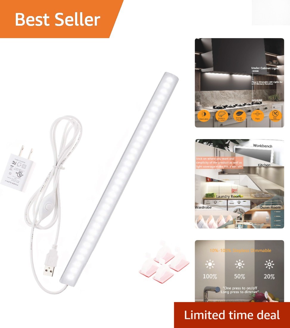 Super Slim LED Closet Light, 12 Inch Cold White Plug-In with Dimming Feature gallery