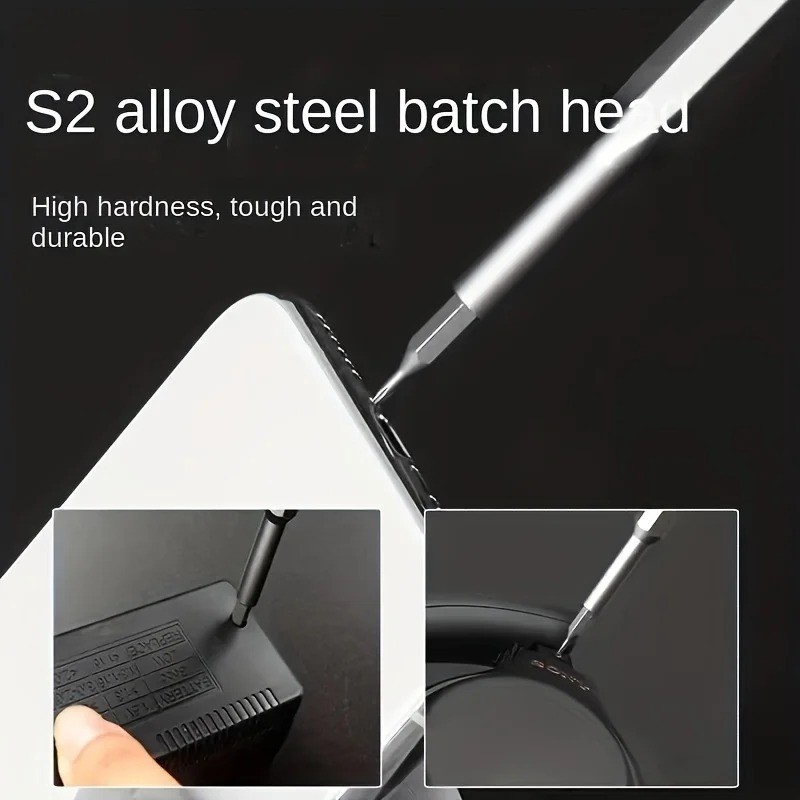 25 in 1 mini screwdriver set, flat head and cross shaped small screwdrivers, sui gallery