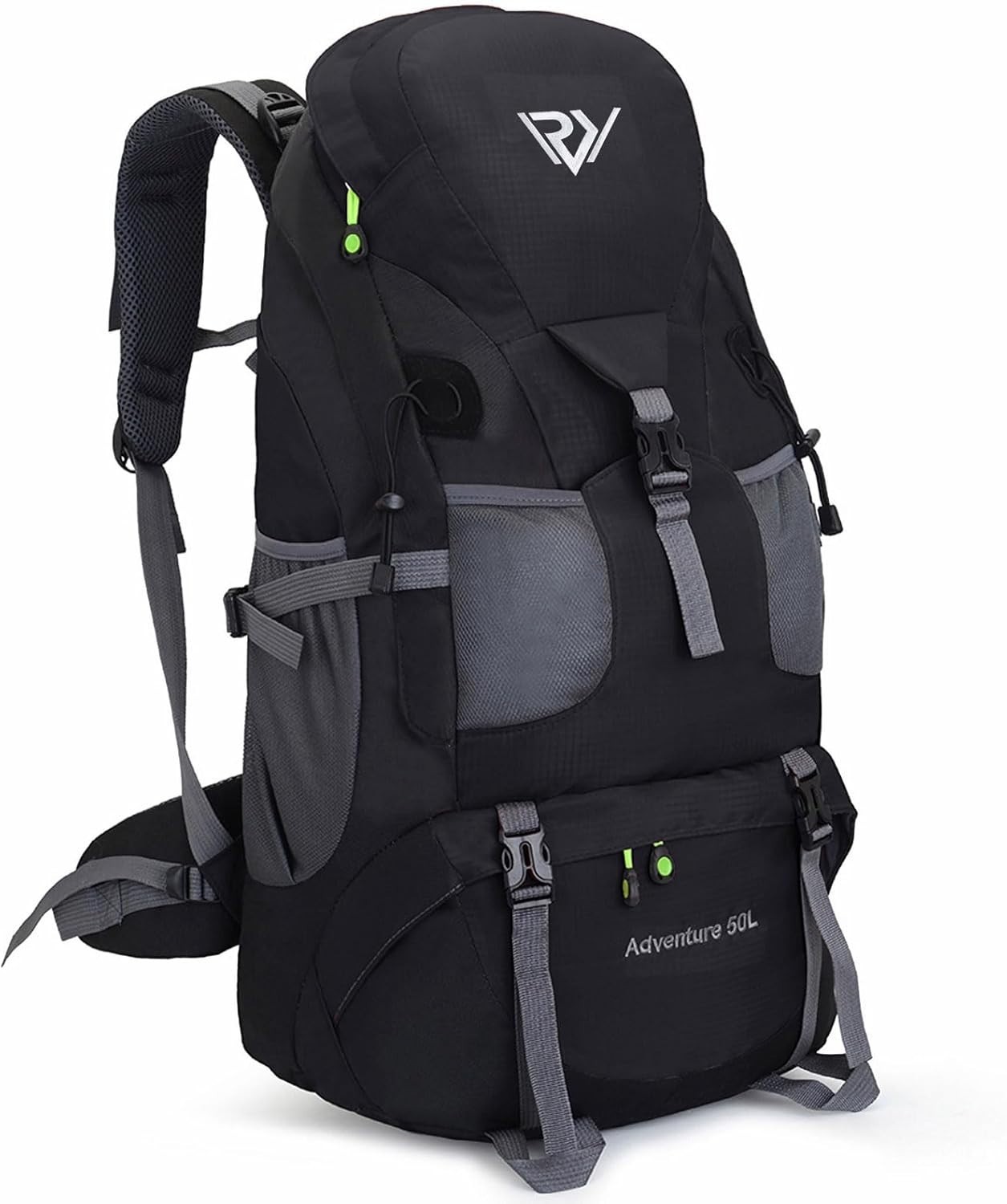 Spacious 50L Camping Backpack with Utility Pocket – Lightweight & Waterproof 3