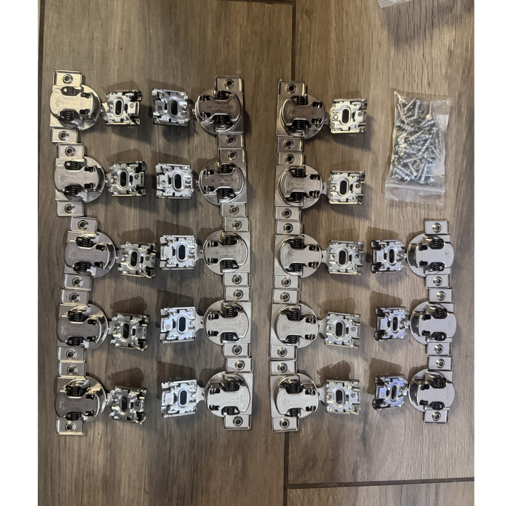 Compact Soft-Close Blumotion 1/2” Overlay hidden Hinge, 18 Piece (Pack Of 18)