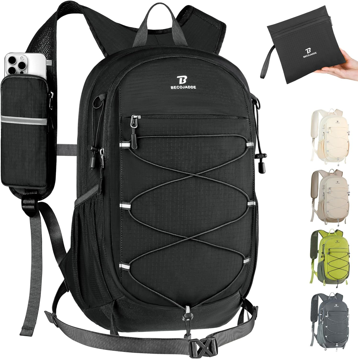 Hiking Backpack 20L Small Backpack Packable Day Pack Water Resistant Lightweight