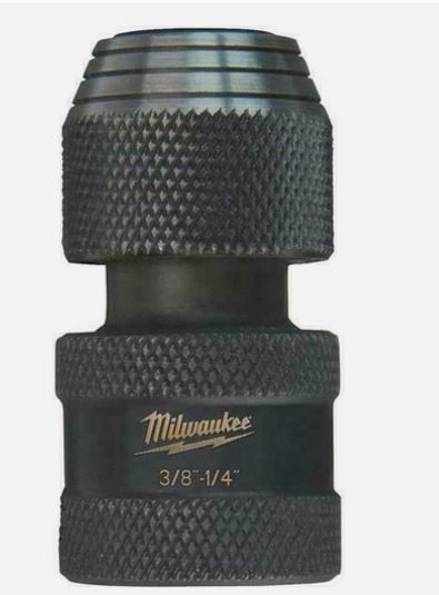 Milwaukee SHOCKWAVE 1/4" Hex Adapter SQ 3/8" 48-03-4405 NEW gallery