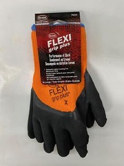 BOSS FLEXI GRIP PLUS WORK GLOVES #7842X X-LARGX SIZE MAXIMUN GRIP HI-VIS ORANGE