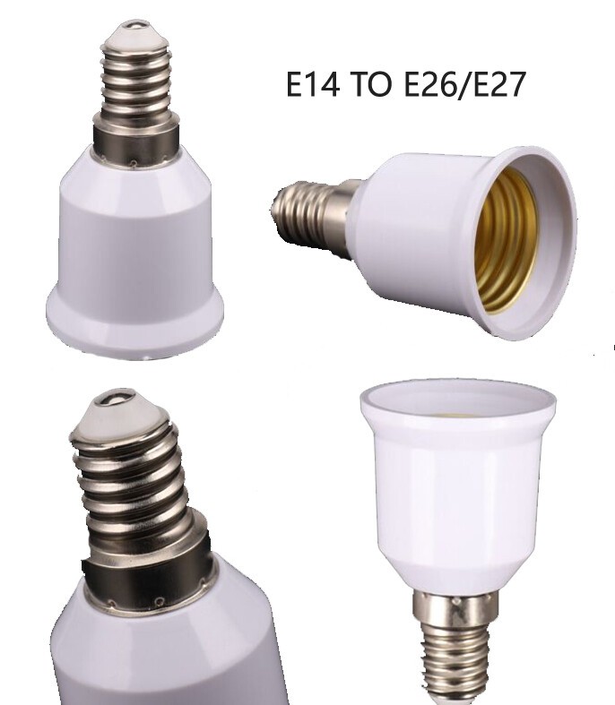 Adapter E14 to E26/E27 Socket Chandelier Lamp Socket bulb Conver Light Holder