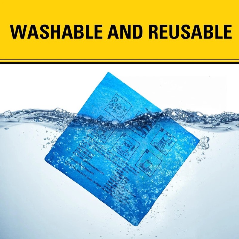 Stanley Blue Cloth Reusable Filter with Clamp Ring for 1-5 Gallon Wet/Dry Vacuum gallery