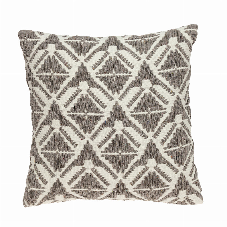 Parkland Collection Karim Transitional Beige Throw Pillow Beige 16" x 16" gallery