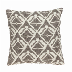 Parkland Collection Karim Transitional Beige Throw Pillow Beige 16″ x 16″