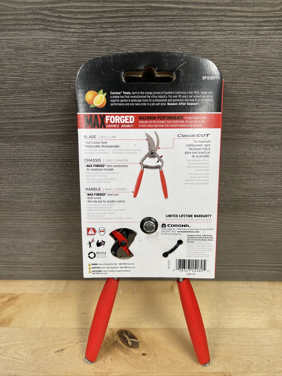 Corona Clipper Forged Classic Cut Branch & Stem Pruner 1-inch BP15180 New gallery
