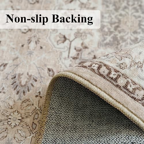 Washable 2x3 Entryway Area Rug - Neutral Kitchen 2' x 3' (Rectangular) Beige gallery
