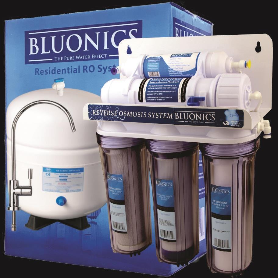 BLUONICS 5 Stage Reverse Osmosis Drinking Water System RO Home Purifier (50GPD) gallery