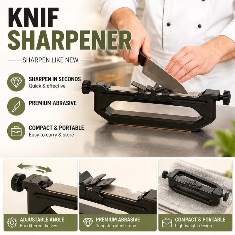 Precision Grinding Tool Angle Guided Outdoor Manual Knives Sharpening Supplies gallery