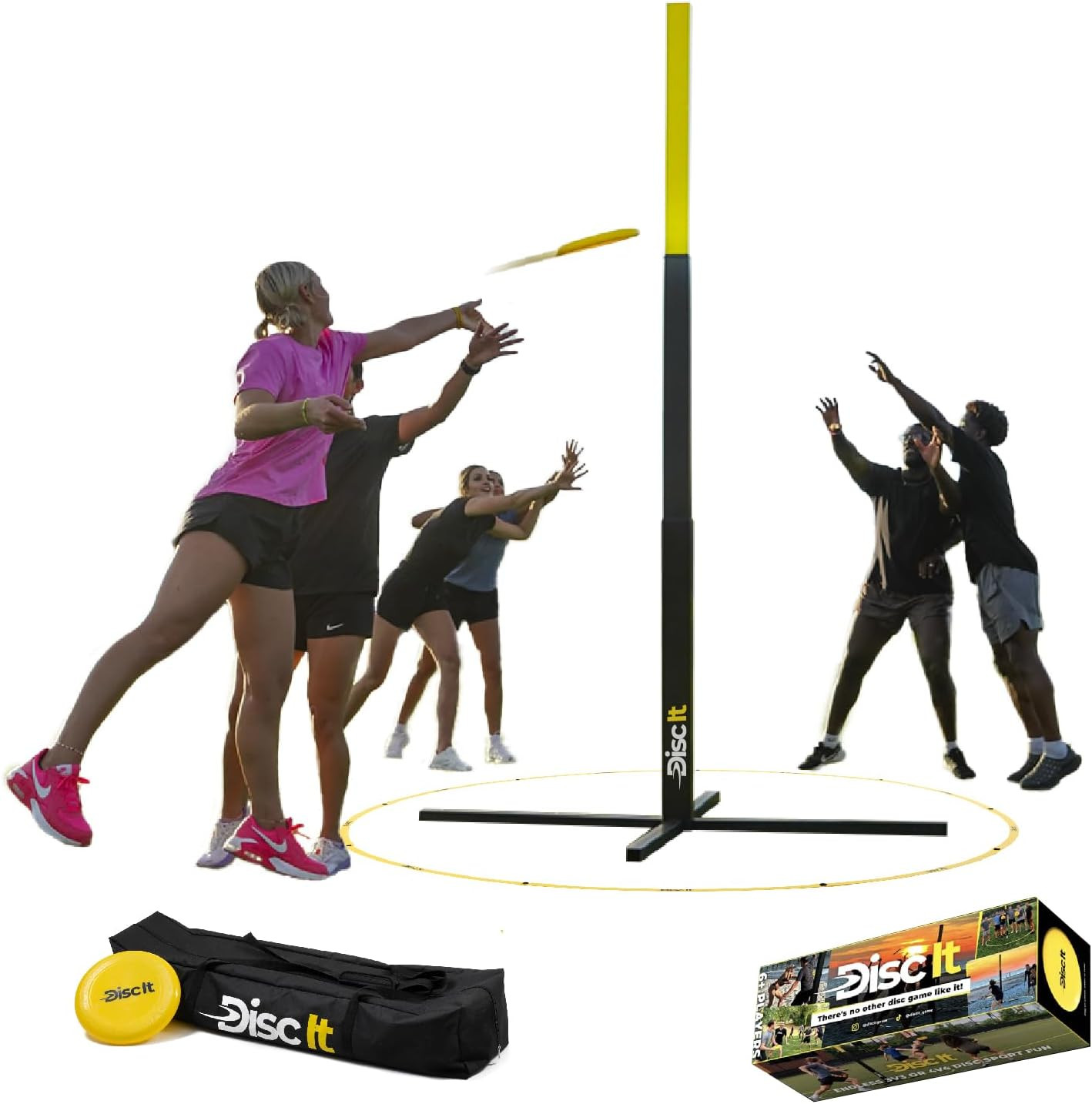 Indoor & Outdoor Team Game – Original Flying Disc Toss Sport - Fun for Events & gallery