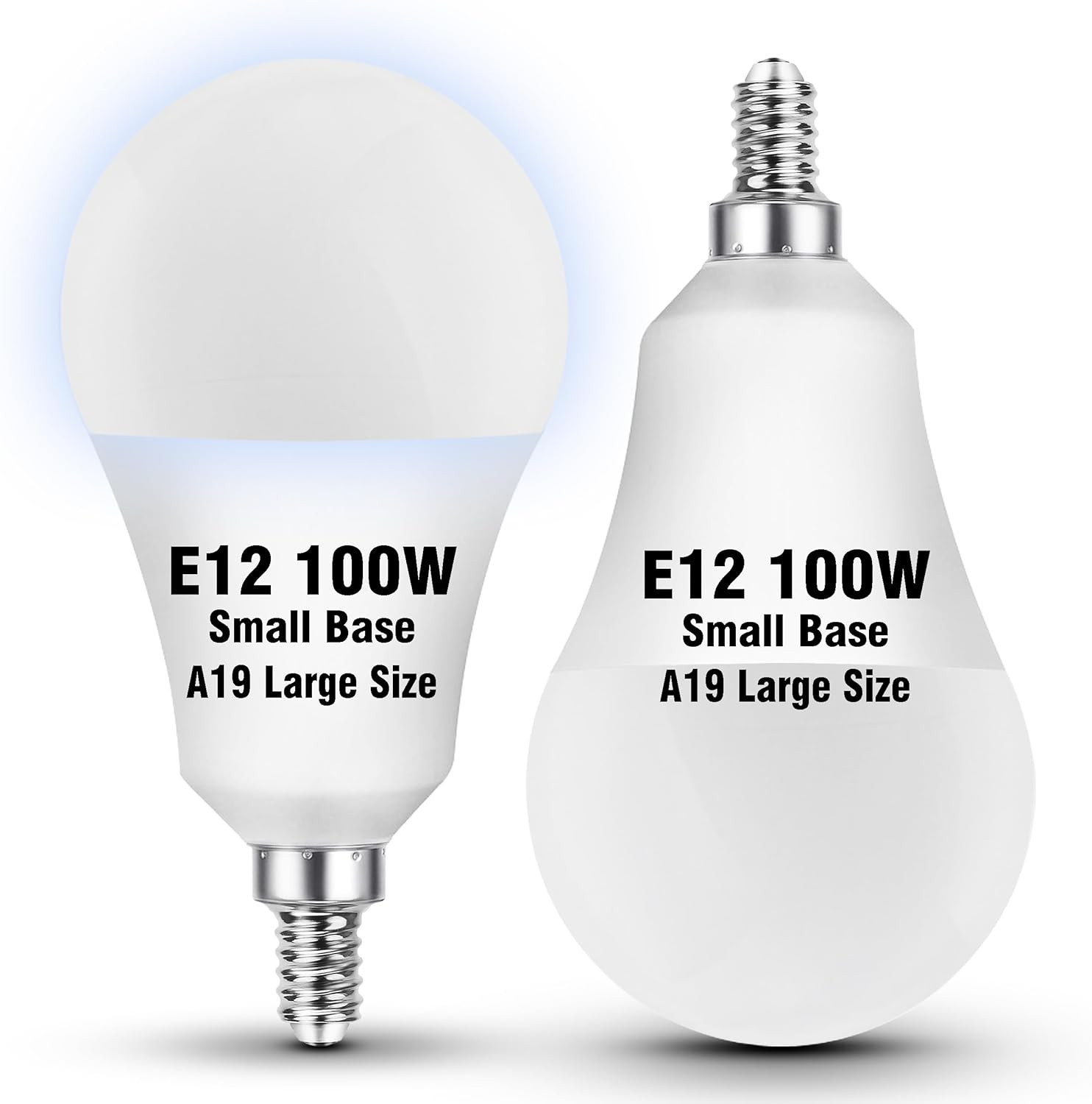 E12 LED Ceiling Fan Light Bulbs 100 Watt Equivalent, Daylight White 5000K 9W 100 gallery