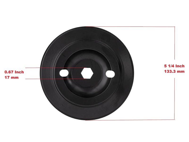 Complete 48" Spindle Pulley Belt Kit For John Deere D140 D150 D155 D160 48" Deck gallery