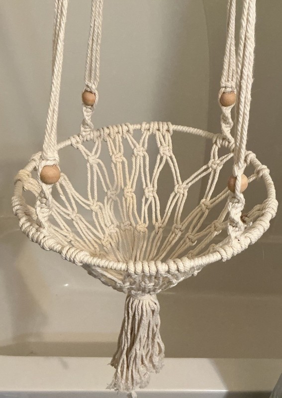MACRAME CAT HAMMOCK, 40” gallery