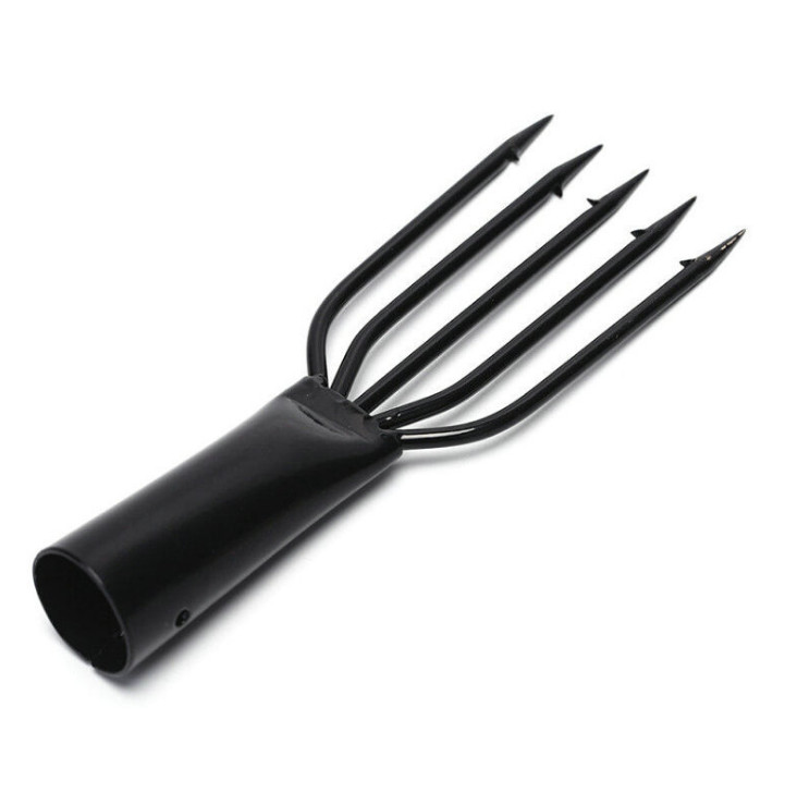 1PCS Spring steel harpoon 5-tooth fishing gear barbed ice fishing barbed harpoon gallery