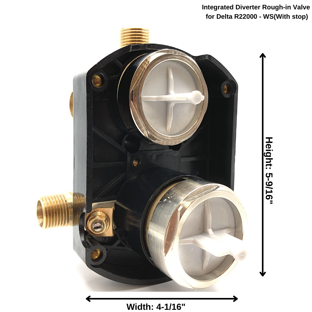 Integrated Diverter Rough in Valve for Delta R22000 - WS (With Stop) gallery