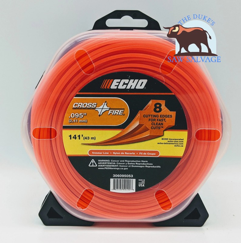 GENUINE ECHO CROSSFIRE TRIMMER LINE .095 1/2LB PACKAGE gallery
