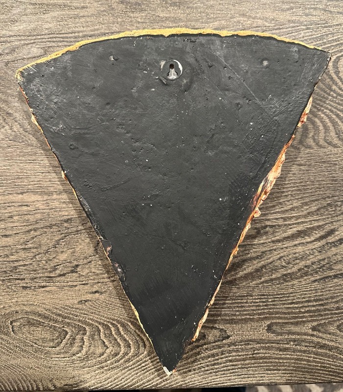 Unique Vintage Ceramic Wall Kitchen Hanging Art Pizza Slice Good Condition gallery