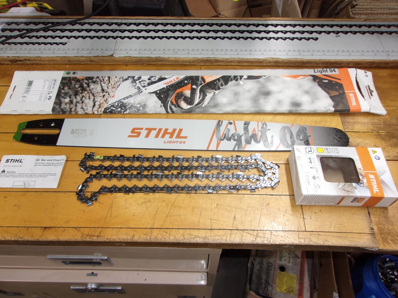 Stihl OEM 20" Light 04 Guide Bar & Chain .325" .050 81DL 3003-008-3321 #GM-VC1B gallery