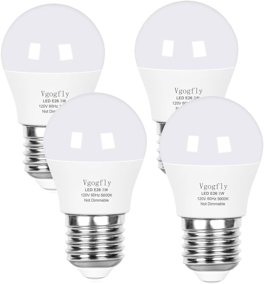 LED Bulb Equivalent 25 Watt Light Bulbs A15 Daylight 5000K Energy Saving gallery
