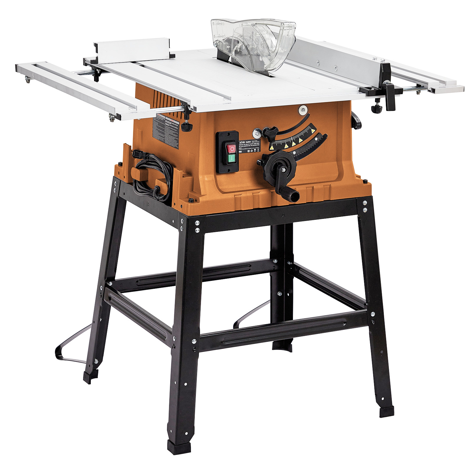 Table Saw, Speed 5000RPM, Adjustable Blade Height, 90°Cross Cut & 0-45°Bevel Cut gallery