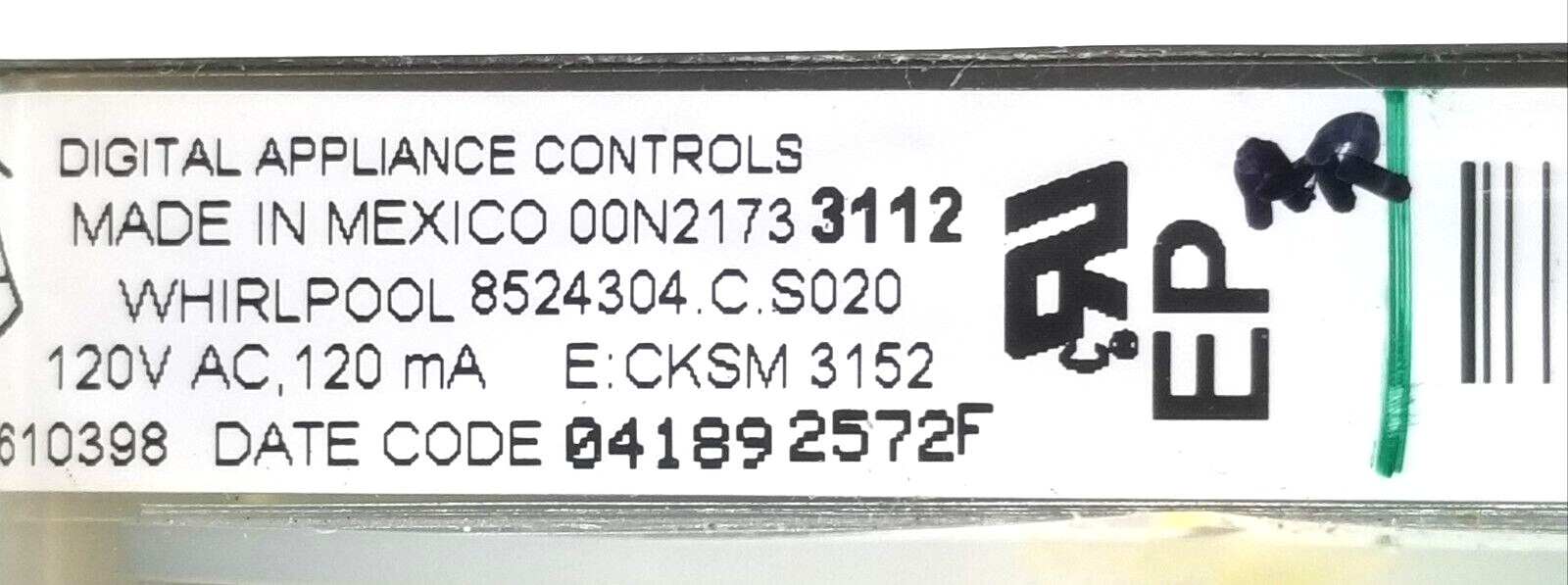 ⭐️ (Same Day Ship) Whirlpool Range Control Board 8524304🔥 gallery