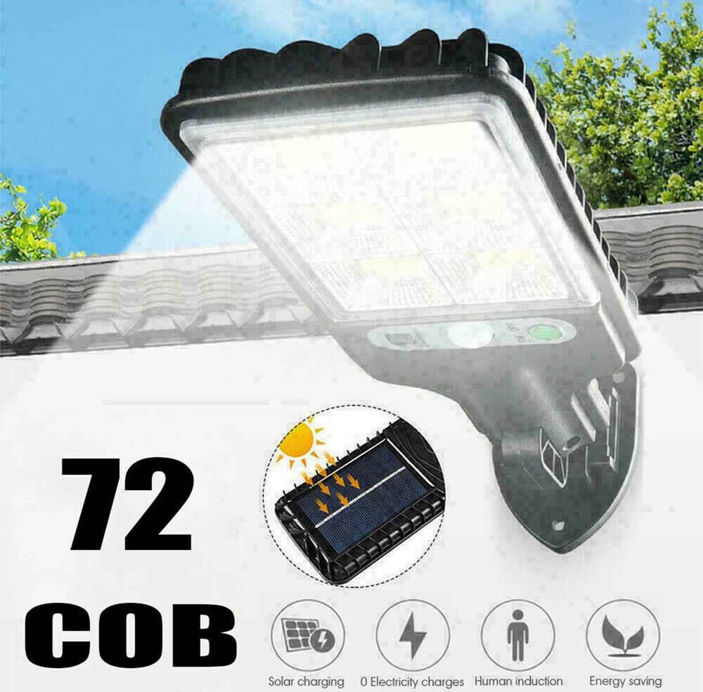 Solar Security Lights 6000LM Motion Sensor Lights Adjustable Flood Light