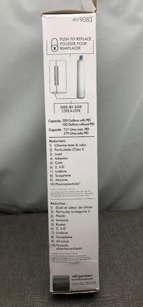 Kenmore 4609083 Replacement Refrigerator Water Filter new open box gallery